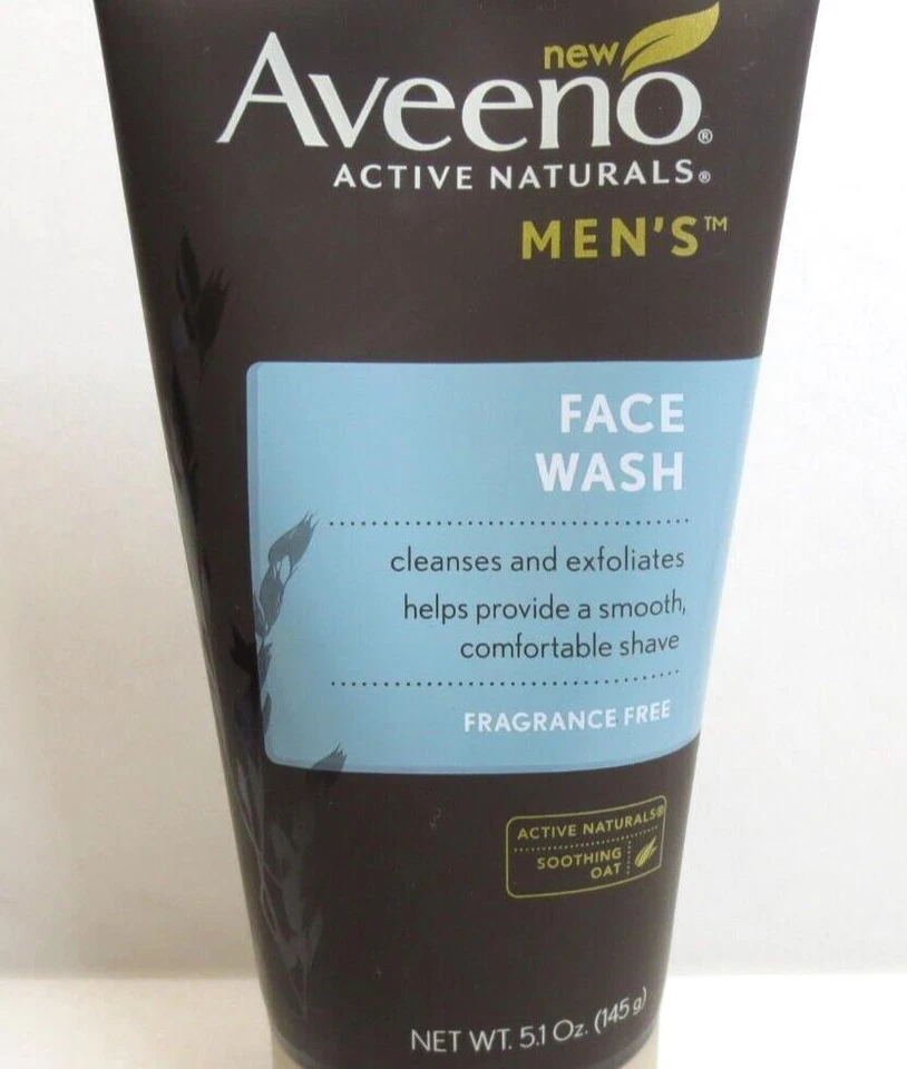 AVEENO ACTIVE МУЖСКИЕ СРЕДСТВА ДЛЯ УМЫВАНИЯ ЛИЦА ОЧИЩАЮЩИЕ И ОТШЕЛУШИВАЮЩИЕ СРЕДСТВА 5,1 УНЦ НОВЫЕ БЕЗ КОРОБКИ - Изображение 2 из 3