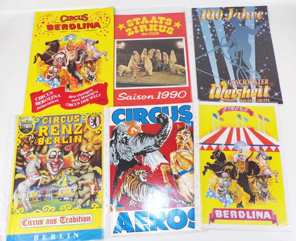 Zirkus Programme Konvolut Krone Probst Sperlich Busch Berolina Aero Ausland - Bild 2 von 4