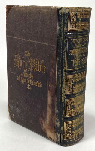 1875 HITCHCOCK'S New And COMPLETE ANALYSIS of the Holy Bible & How To Understand - Picture 3 of 6