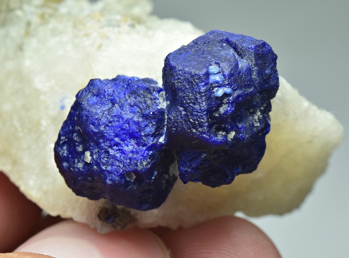 52 Gram Top Blue Color Well Terminated Lazurite Crystal
