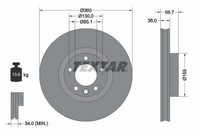 Bremsscheibe Porsche P. Cayenne 3.0-4.8 10- Pr