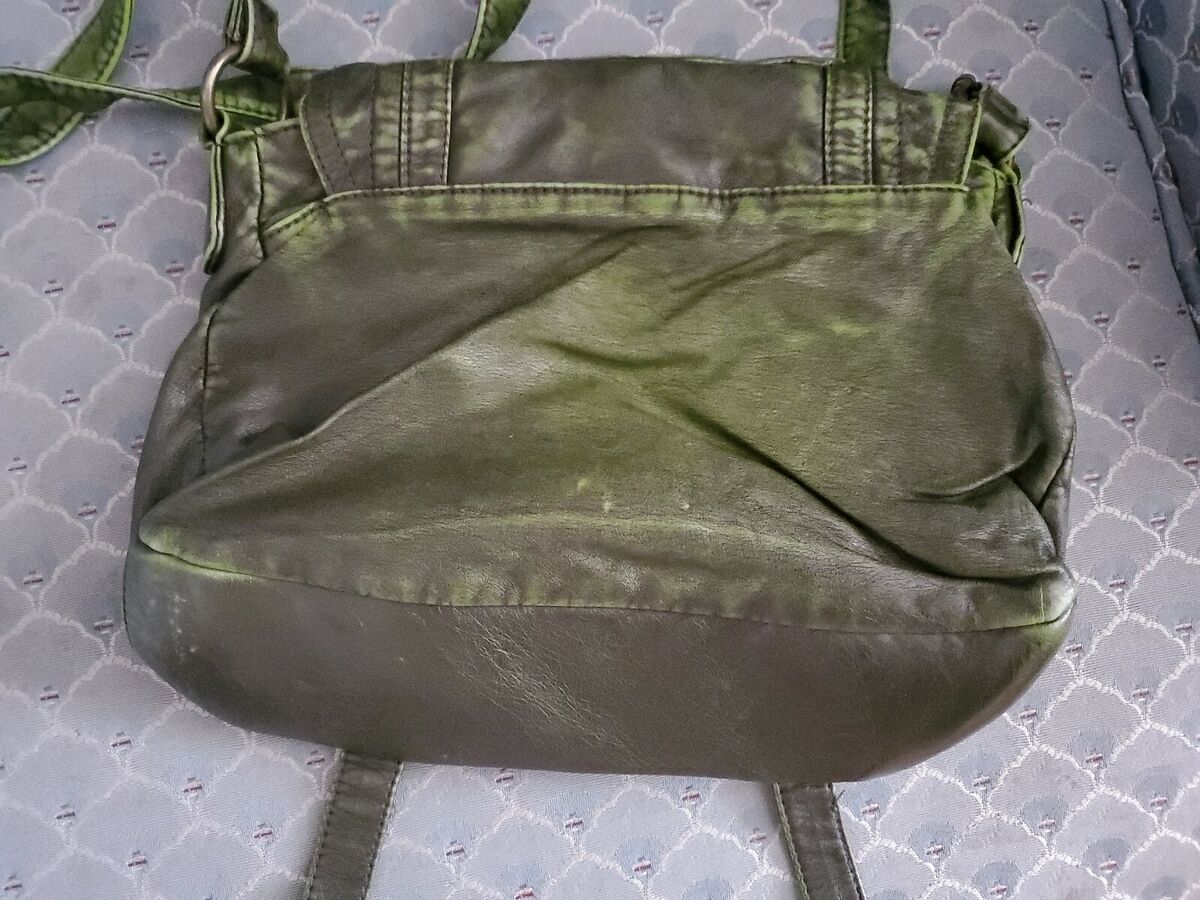 Vintage distressed grunge forest green crossbosy city Bag | eBay Vintage distressed grunge forest green crossbosy city Bag | eBay
