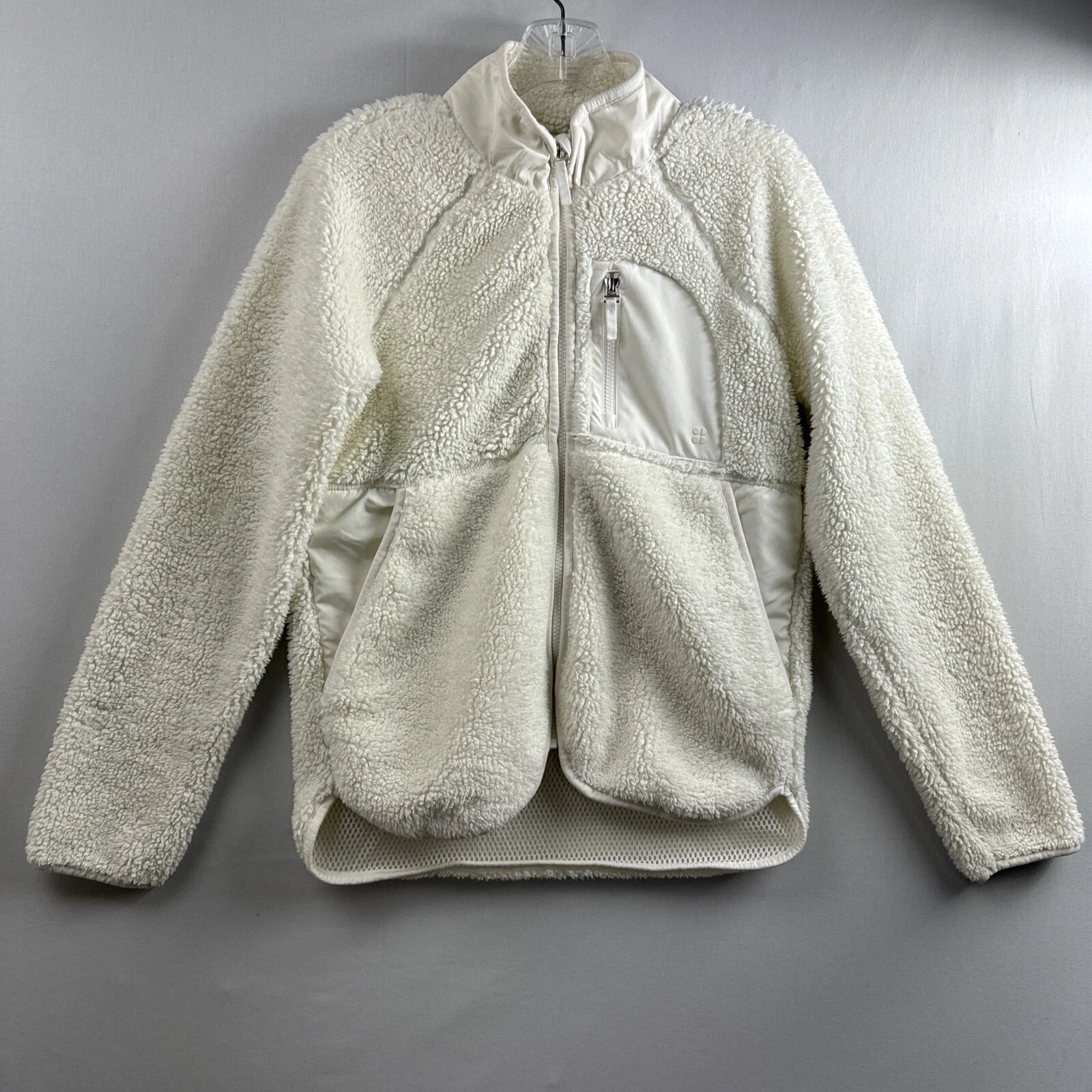 sweaty-betty pennine sherpa fleece full zip jacket
