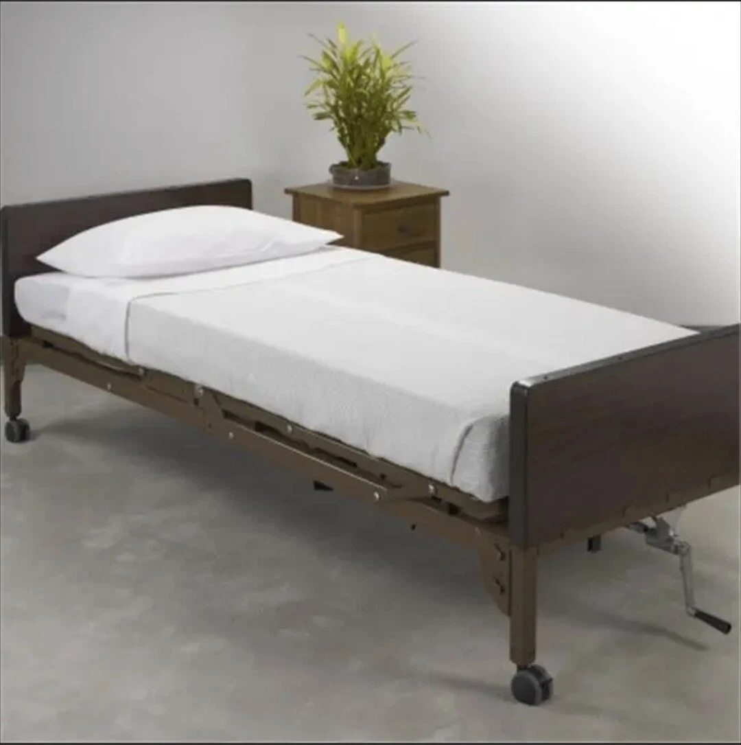 Drive Medical Hospital Bedding in a Box. Fitted Top u0026amp; Bottom Sheet  u0026amp; Pillow Case | eBay