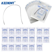 Dental Orthodontic Arch Wire Super Elastic Niti Reverse Curve Rectangular AZDENT
