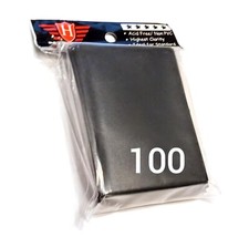 TRADING CARD GAME TCG BLACK SLEEVES (100pcs) ...