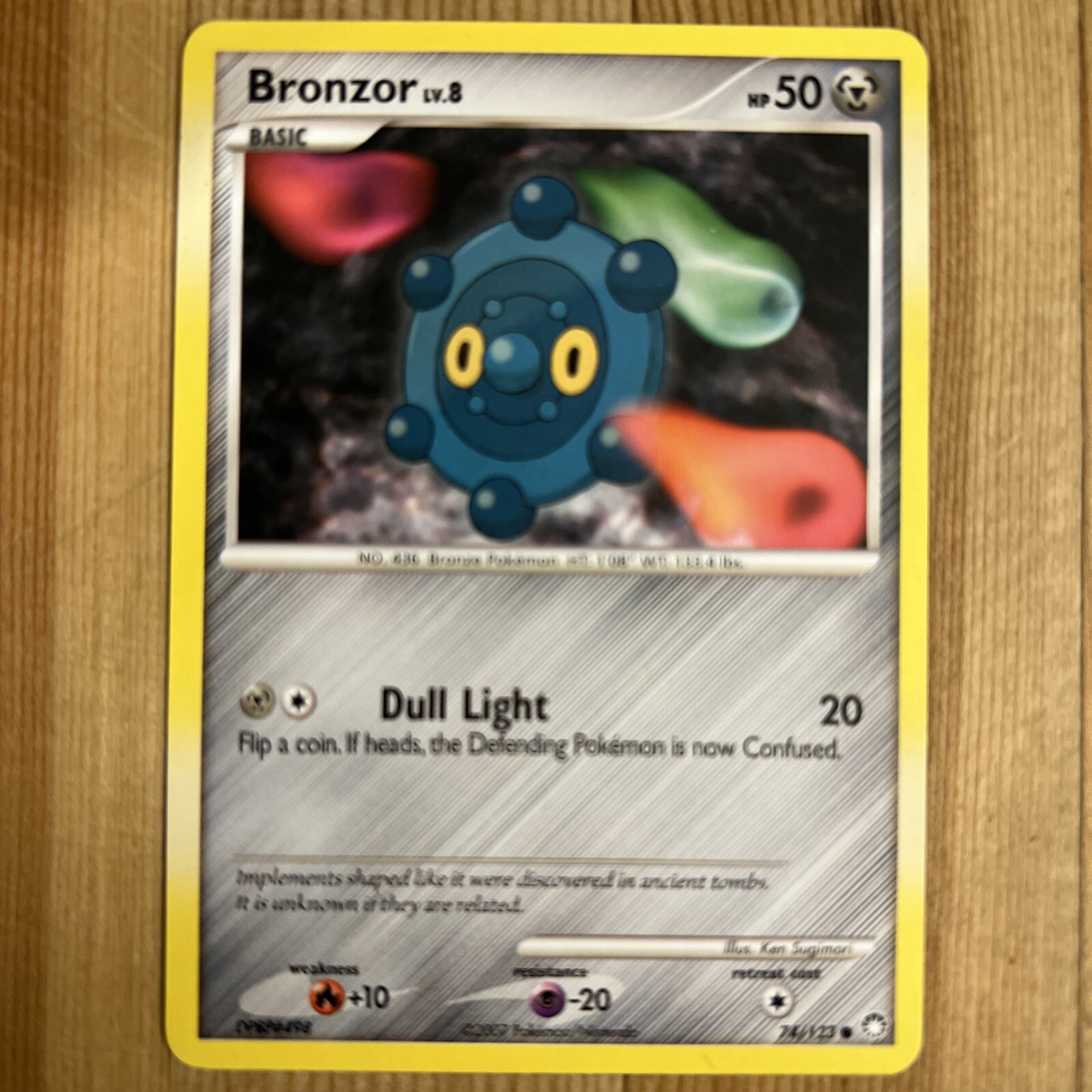 Bronzor - 74/123 - Common VLP English Pokemon Mysterious Treasures