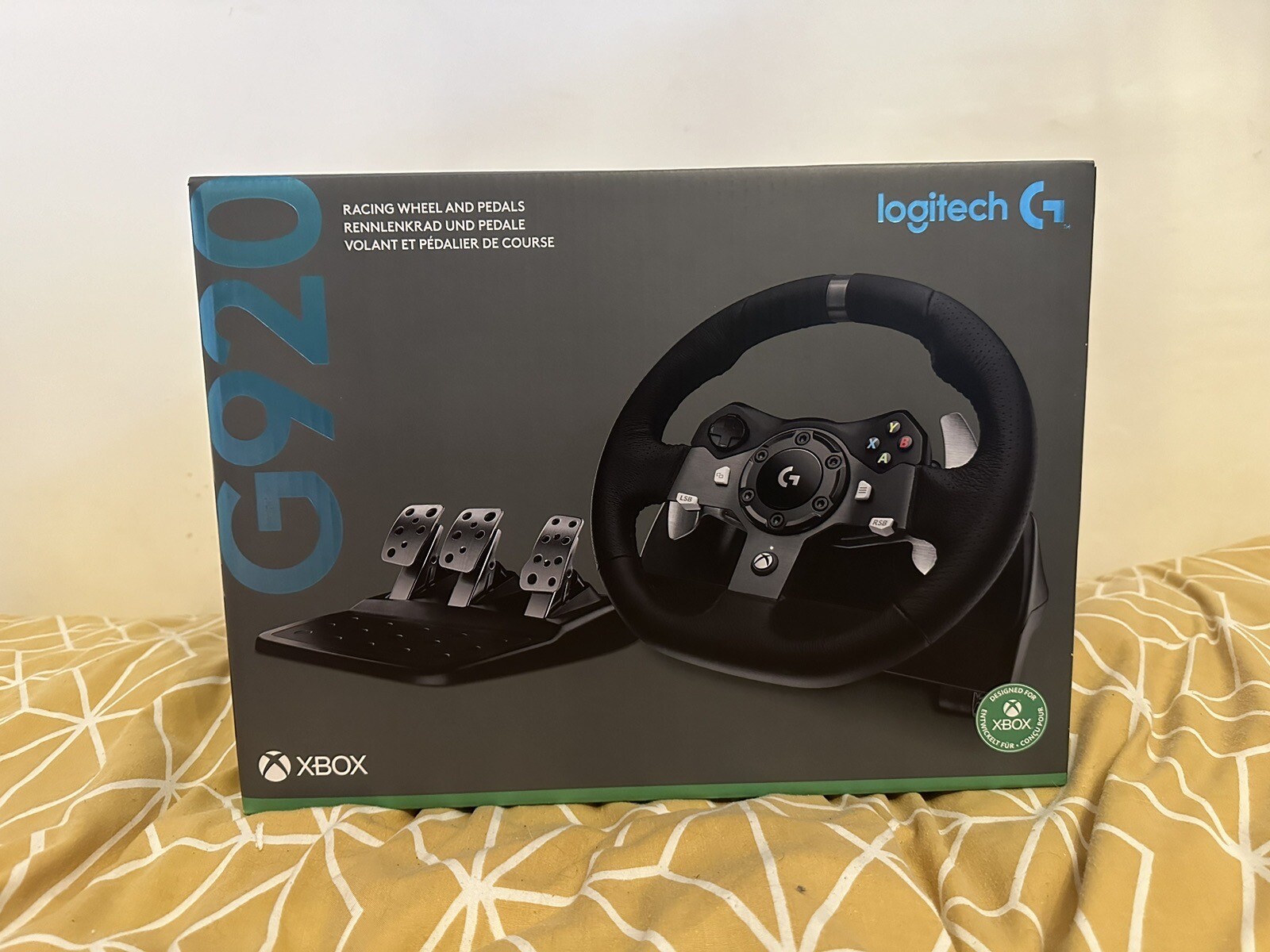 Logitech G920 Steering Wheel Pedals And Shifter Used eBay