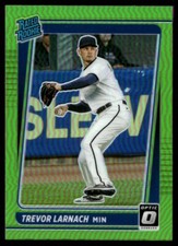 2021 Donruss Optic Lime Green Prizm Trevor Larnach RC #127 *B*