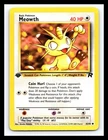 💥 MEOWTH 1ST EDITION Non Holo # 62/82 | TEAM ROCKET SET | Pokemon 2000 Vintage