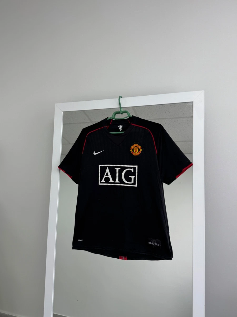 Nike Black Manchester United International Club Soccer Fan Apparel