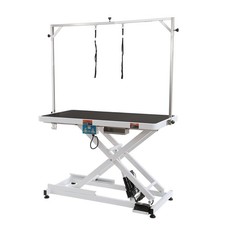 Electric Pet Grooming Table 50 Inch 400lb Static Load Anti-Slip Top