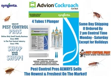 4 Tubes Advion Cockroach German Roach Control Bait Gel Kill American Brown etc