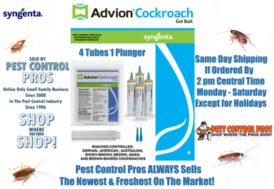 #ad #ad 4 Tubes Advion Cockroach German Roach Control Bait Gel Kill American Brown etc $54.95