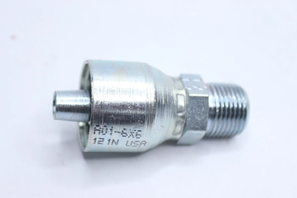 Kimball Midwest Kim-Krimp "Z" Male Rigid Hose End Fitting 3/8"H x 3/8"T - Image 3 of 4