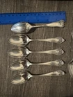 Pair Gorham LANCASTER Sterling Silver Table Spoons, Monogram