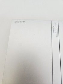 PlayStation 2 PS2 Slim Silver Console Only NO CORDS Tested Works SCPH-77001