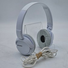 Sony MDR-ZX110 Wired On-Ear Headphones White Folding Stereo Headset tested