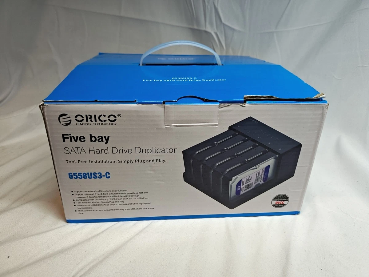 ORICO　6558US3-C　Five bay　SATA 5HDDドックベイ ORICO 6558US3-C Five Bay SATA Hard Drive Duplicator | eBay
