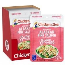 Chicken of the Sea Alaskan Pink Salmon in 2.5 Ounce (Pack 12), Natural