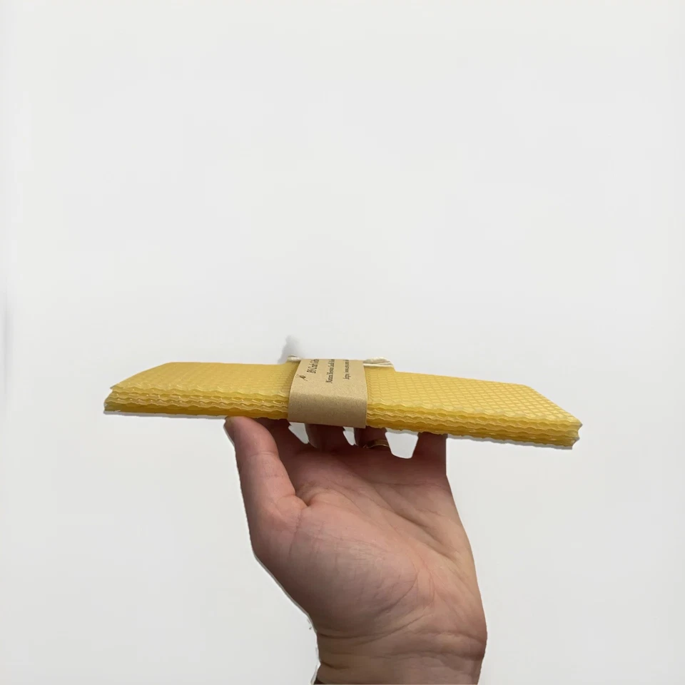 Beeswax sheet, Honey Candle, Making Kit, Craft for kids, Make Candle - Image 3 of 4