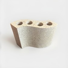 Natural Stone Beige / Sand Multi Toothbrush Holder - Excellent Condition