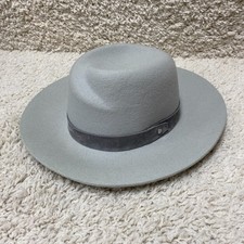 Rag & Bone Felt Fedora Wool Hat Cap Small Gray Trilby Preppy Outdoor Hike Womens