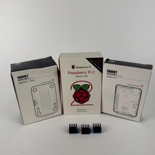 Raspberry Pi 2 Model B 1GB element14 with Short Crust Plus Case and Heat Sinks