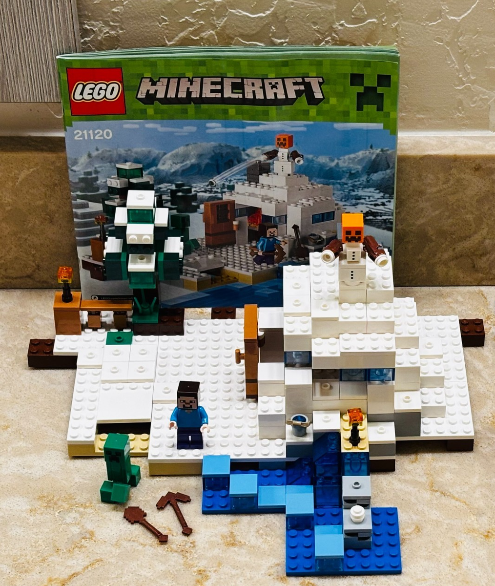 LEGO Minecraft Lot: Building Sets With Minifigs & Instructions