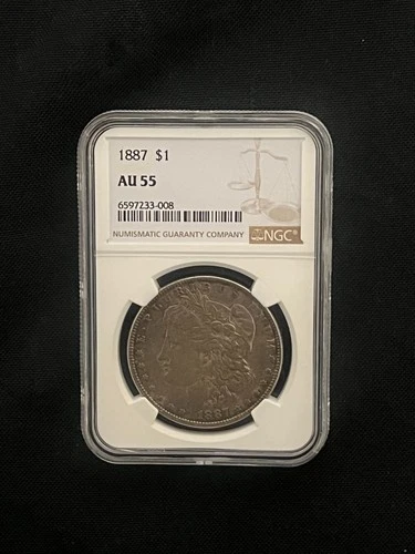 1887  Morgan Dollar NGC Certified AU55 #3008