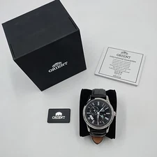 Orient Sun And Moon Black Dial Automatic Men's Watch RA-AK0010B10B - (Z2-B11)