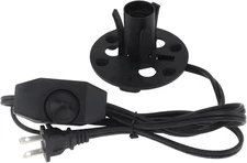 RTNLTI Salt Lamp Cord Replacement with Dimmer Switch and Base Assembly, 5 Feet,E