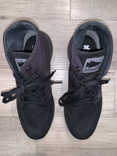 GORUCK Ballistic Trainer Mid Shoe Mens 9 Womens 11 Black Canvas Tactical Sneaker - Picture 6 of 9