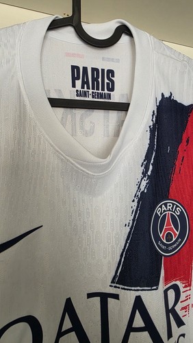 Maillot De Foot PSG 2024 2025 Maglia Calcio White #7 KVARATSCHELIA tg L - Imagen 6 de 8
