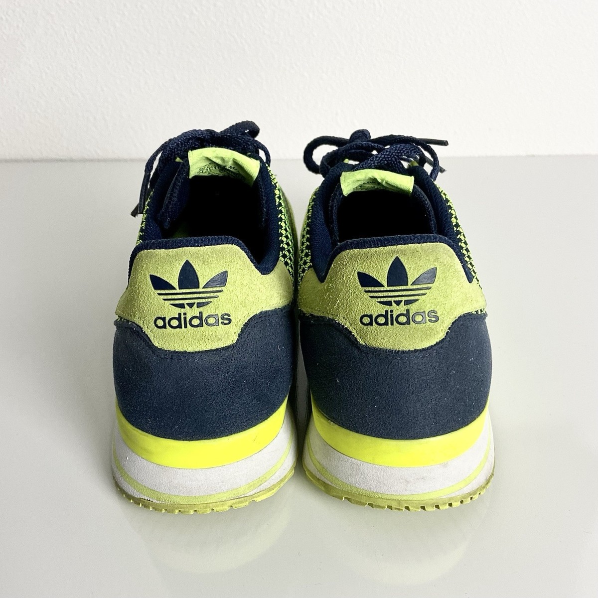 Adidas zx 500 og Weave Mens 9.5 Green Blue Three Stripe Lace