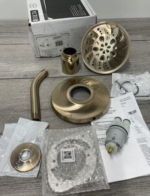 #ad Delta T14256 CZLHP Pressure Bal. Shower Only Less HandleChampagne Bronze *READ* $299.99