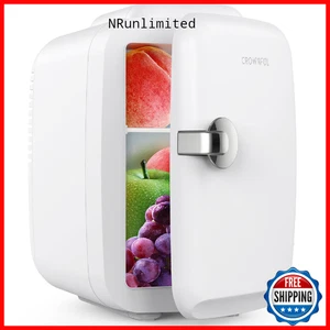 Crownful Mini Réfrigérateur 4 Liter/6 Refroidisseur portable et chaud personnel