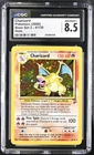 CGC 8.5 Charizard 2000 Base Set 2 4/130 Holo SWIRL Pokemon Card