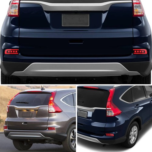 For Honda CRV CR-V 2015-2016 Red LED Rear Bumper Reflector Tail Brake Lights - Picture 9 of 9
