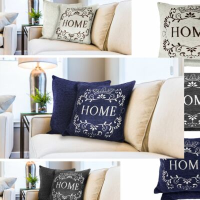 Home Chenille Kissenbezüge oder gefüllte Kissen Regal Vintage Style in 3 Farben