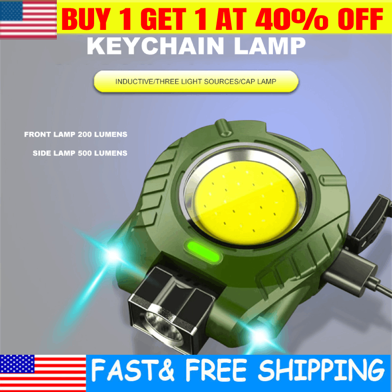 Black Technology Hat Clip Light, Rechargeable Waterproof Hat Lights