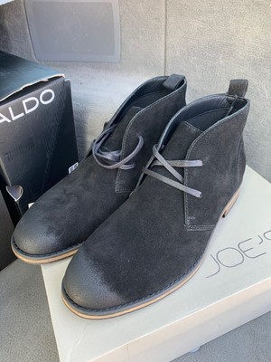 JOE\'S JEANS JUDE CHUKKA MENS BLACK SUEDE ANKLE BOOTS Size 10M     DB2 JOE main image 4