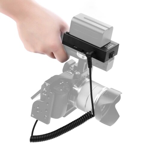 NP-F970 Akkuplattenhalter Adapter DMW-DCC12 Dummy Akku für Panasonic GH3 - Bild 5 von 9