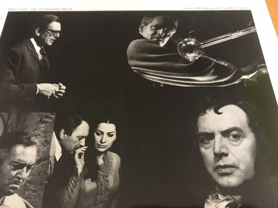 Literatur Quadflieg 1968s theatre brecht schiller goethe DGG Classic berlin - Bild 2 von 4