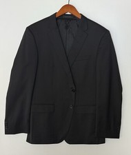 Hugo Boss Huge6/Genius5 Solid Black Suit Jacket Size 42 Short 341