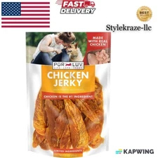 Dog Treats, Chicken Jerky for Dogs, Made with 100% Real Chicken Breast, 16 Ounce