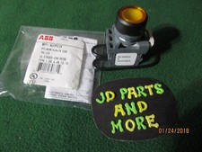 NEW ABB 120V YELLOW ILLUMINATOR MOMENTARY FLUSH OPERATOR BUTTON MP-1-KLFPTL1Y