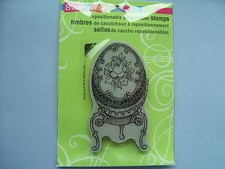 STAMPENDOUS RUBBER STAMPS CLING FABULOUS EGG NEW cling STAMP