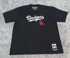 Mens Mitchell & Ness Los Angeles Dodgers Logo Cooperstown Collection Shirt Tee