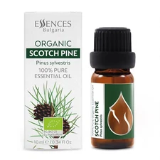 Organic Scotch Pine - Essential Oil, 100% Pure, Undiluted | 1/3 Fl Oz | 10ml